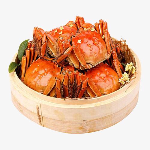 图片 产品实物 > 【png】 蒸笼里的食物螃蟹